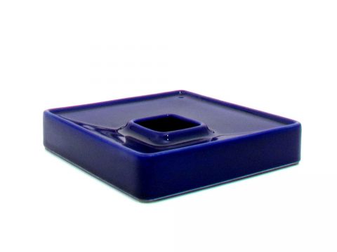 brambilla blu posacenere ceramica design vintage
