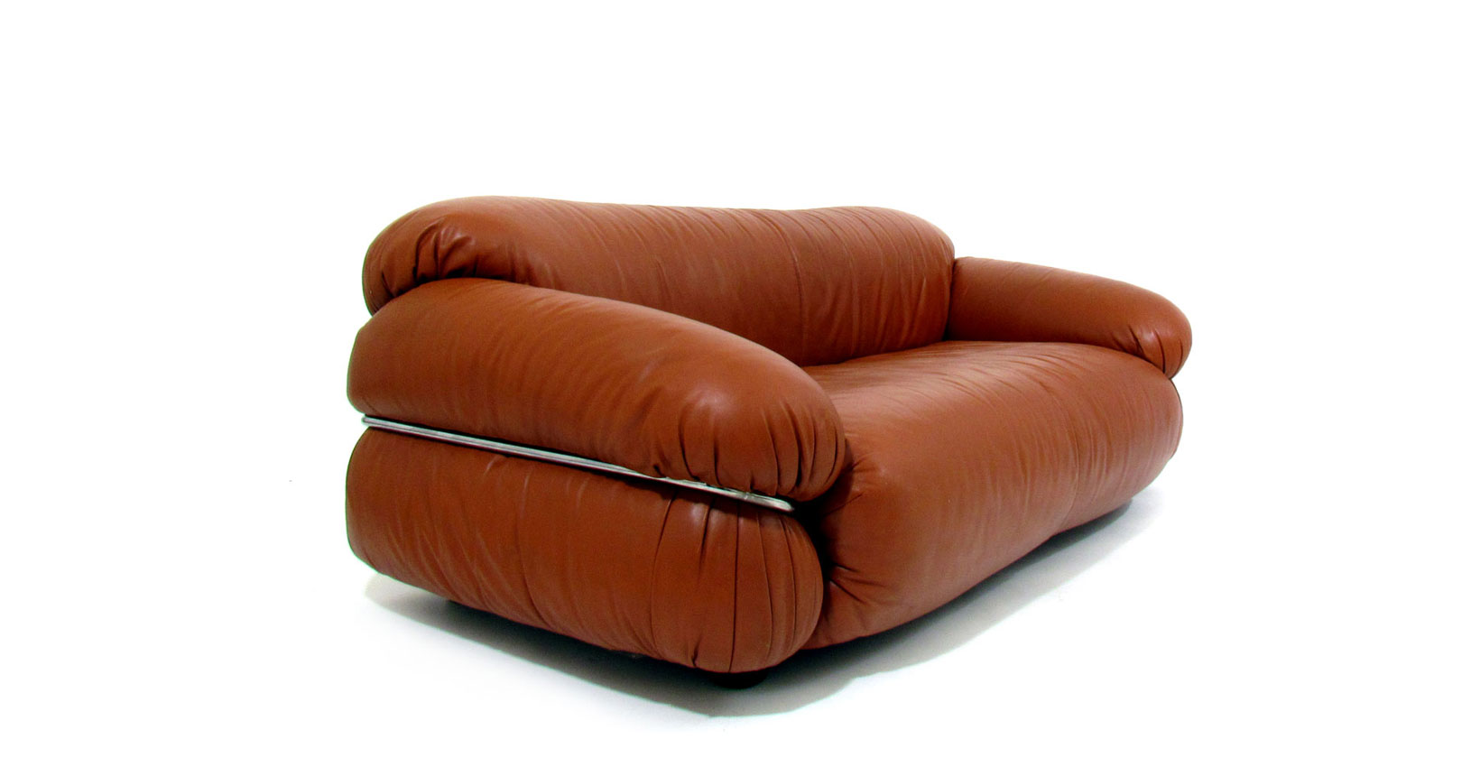 sesann 595 sofa leather cassina gianfranco frattini pelle