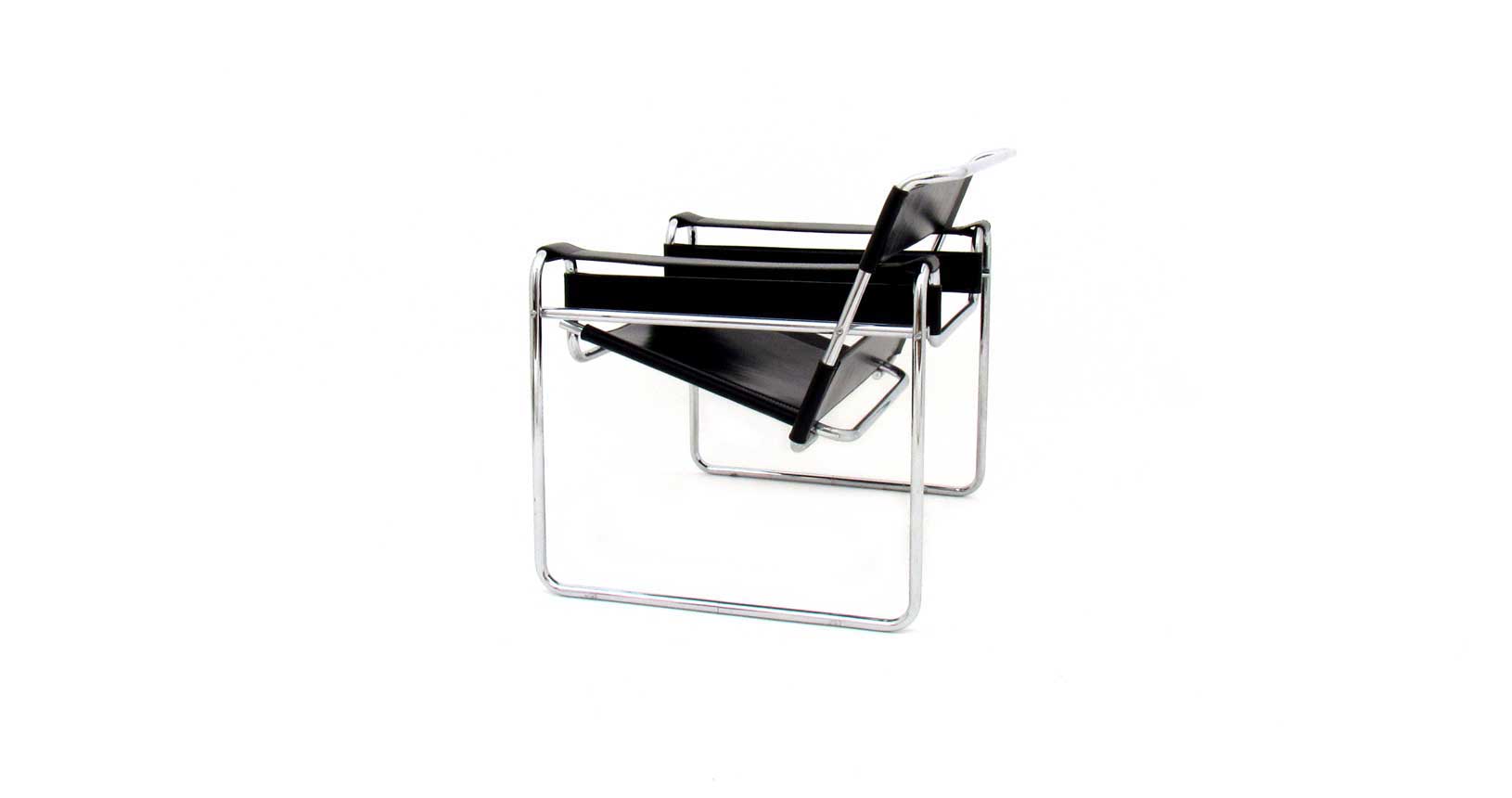 wassily chair sedia cuoio pelle cromato cassina vintage design knoll gavina furniture iconic design marcel breuer b3